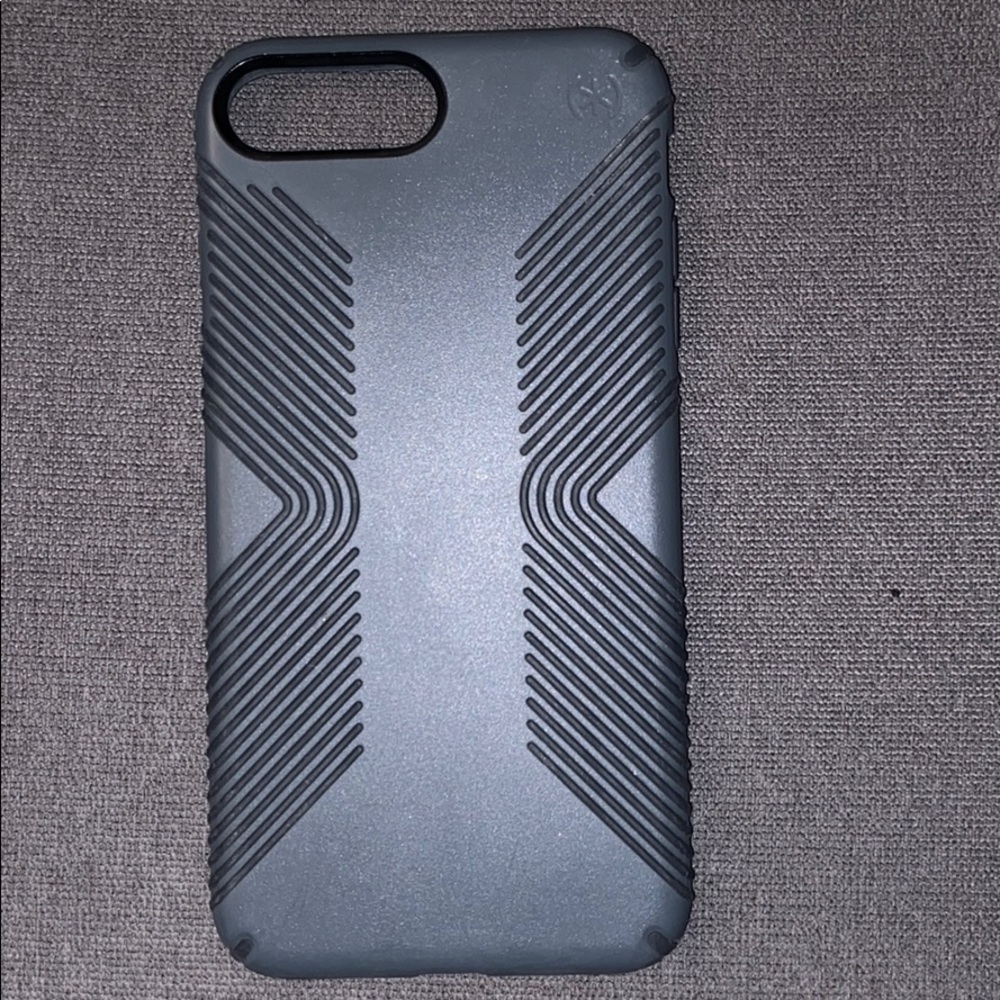 Grey/ black speck iPhone plus case